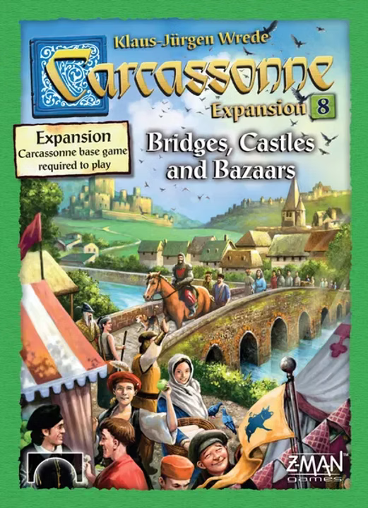 carcassone expansao 8 pt jogo de tabuleiro